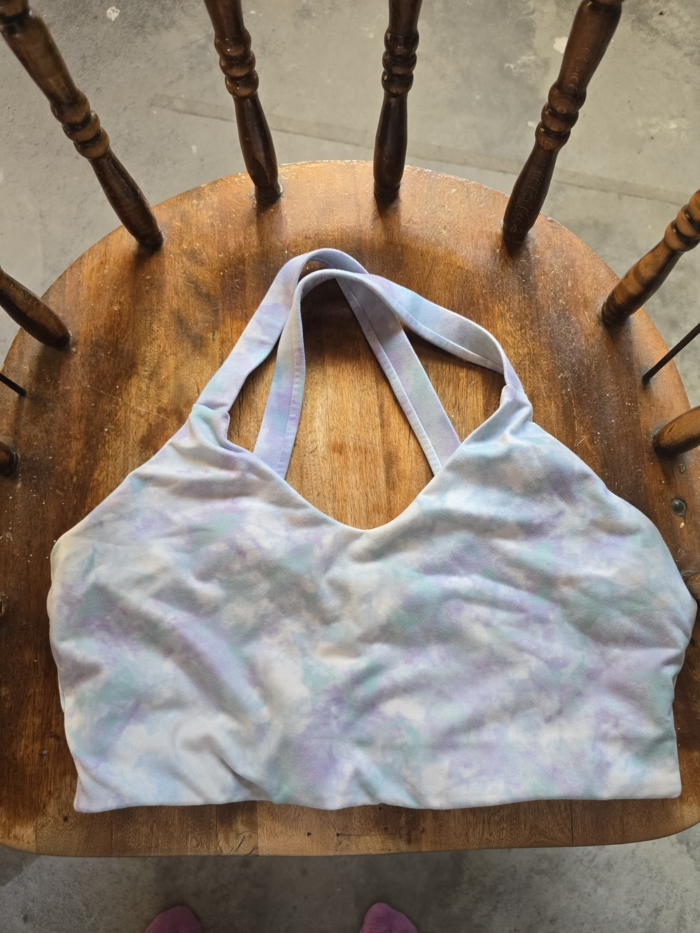 GAP Pastel Tie-Dye Bralette - Lavender, Mint & Pale Blue